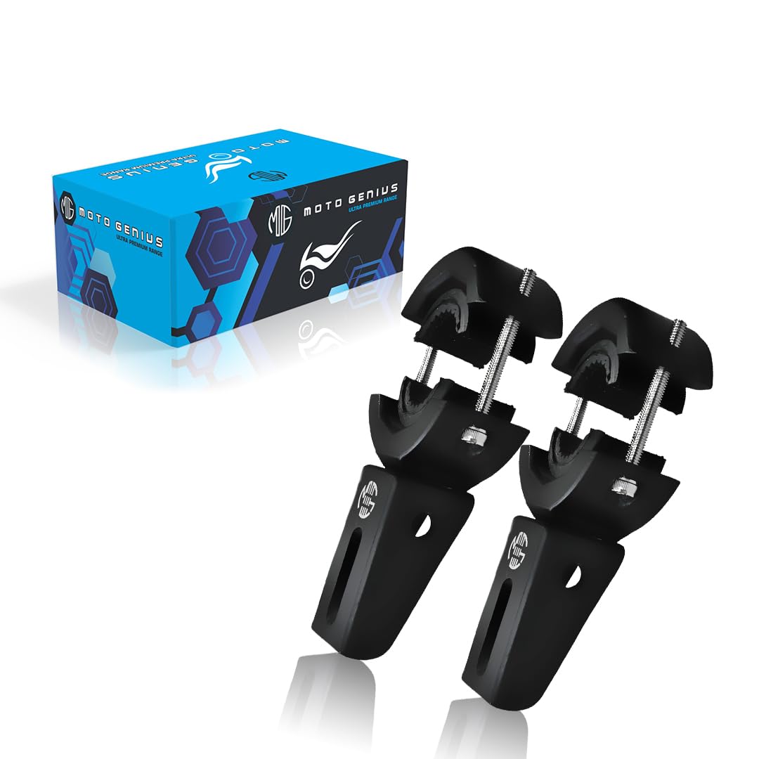 MOTO GENIUS Universal Fog Light Mount | Durable Clamps for Off-Road & Driving Lights, 51 MM (Pack of 2)-picture-5