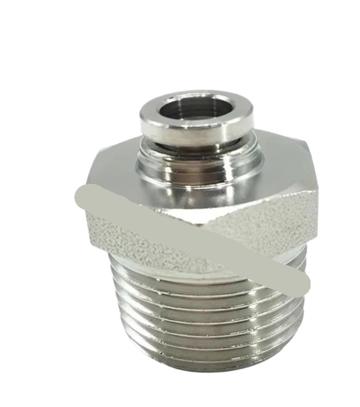 BALYDLUL 304 Stainless steel Trachea connector gas mouth Direct docking Pneumatic components PC12-01 PC12-02 PC16-03(PC16-02 10pcs)