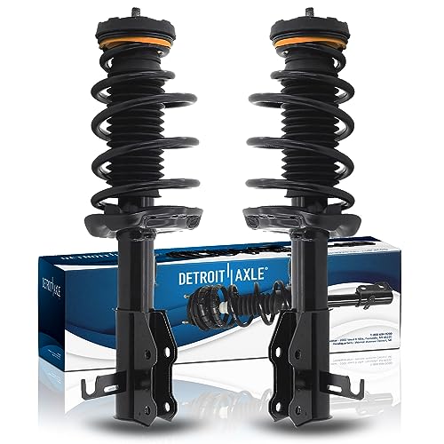 Image of Detroit Axle - FWD Front Struts for Buick LaCrosse 2011-2016 2012 2013 2014 2015 2 Complete Ready Struts with Coil Spring Shock Replacement
