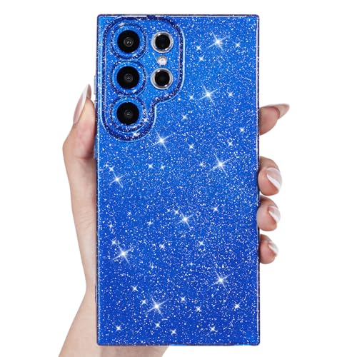 Coque Samsung S22 Ultra paillettes bleu fluo pour vos soirées