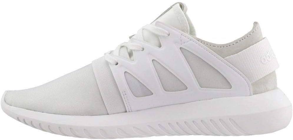 adidas Originals Women's Tubular Viral W Fashion Sneaker, White/White/White, 10 M US