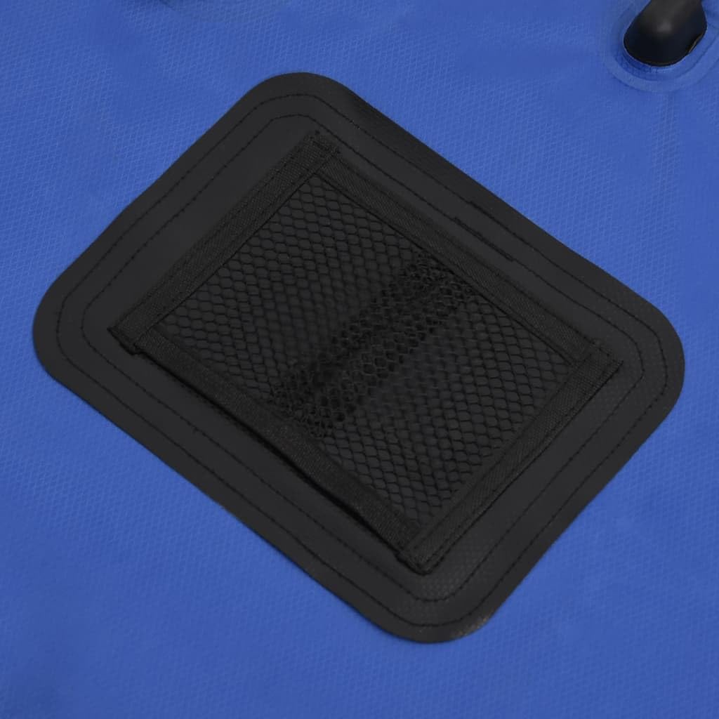 Borsa da doccia da campeggio, blu, 20 l, in PVC, serbatoio dell'acqua con tubo, soffione doccia per attività all'aperto, campeggio, escursionismo, campeggio e trekking, accessori con