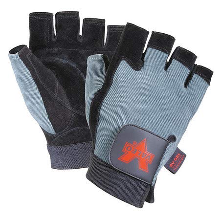 Anti-Vibration Glove,Black/Gray,L,PR