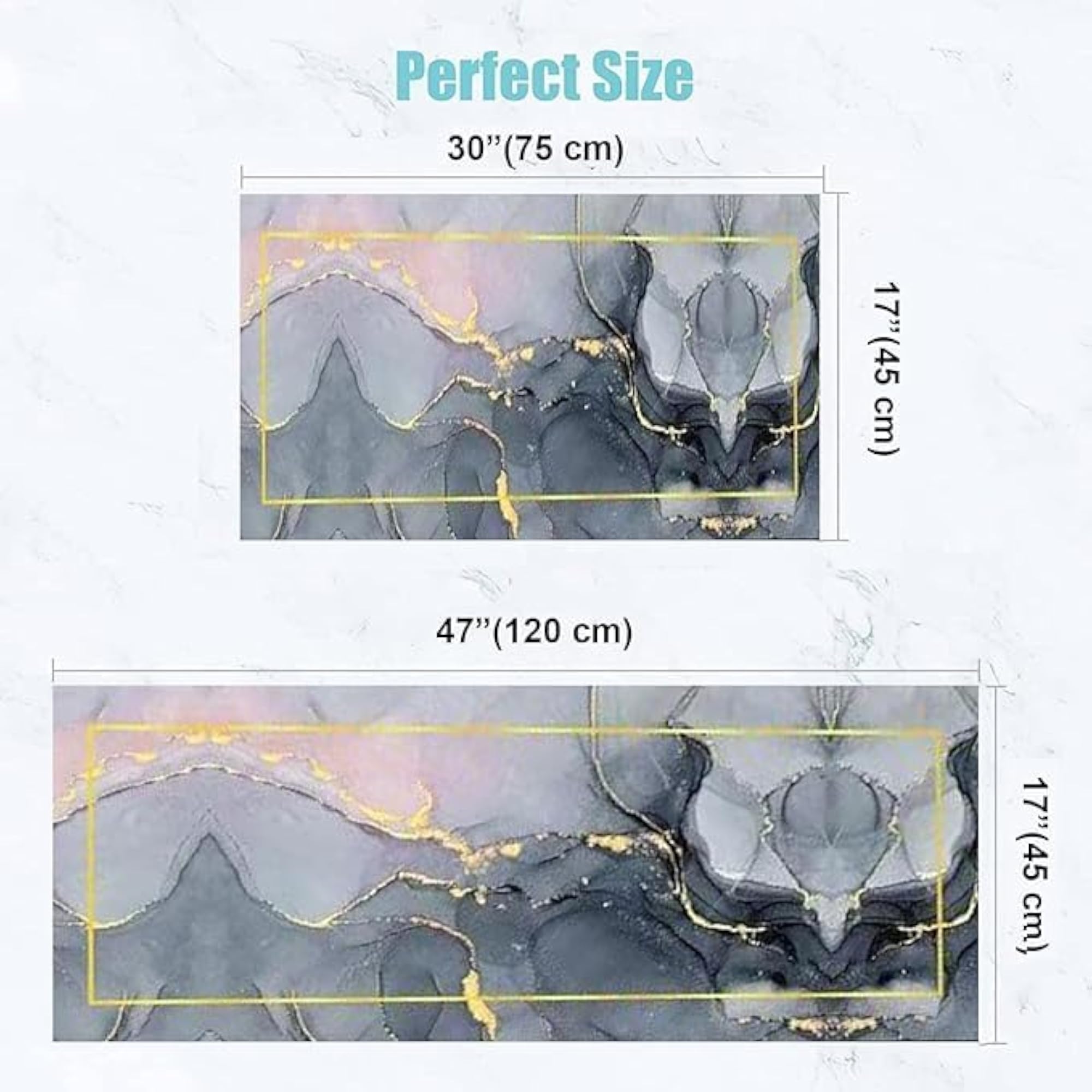 Modern Kitchen Floor Mat with Water Absorption