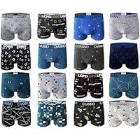 Channo Pack de 6 Boxers de Algodón Ajustados de Diferentes