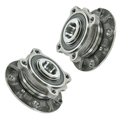 Image of TRQ Front Left and Right Wheel Bearing and Hub Assembly Set 2 Piece Compatible with 1997-2000 BMW 528i 1997-2003 540i 2000-2003 Z8 2001-2003 525i 2001-2003 530i