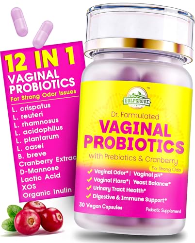 Image of Vaginal Probiotics for Women with Prebiotics & Cranberry - Dr. Formulated Feminine pH Balance Daily Supplement, Supports Vaginal Odor Control & Urinary Tract Health, 30 Servings