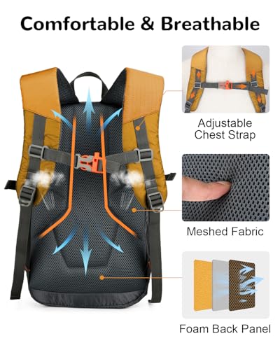 Mochila de senderismo pequeña 15L impermeable y ligera miniatura 3