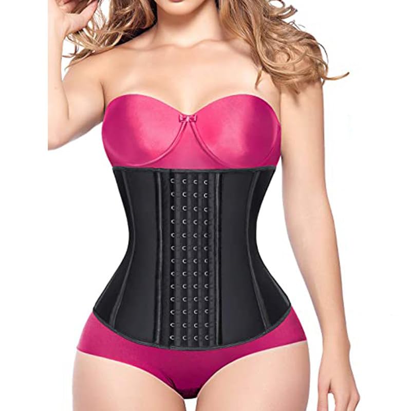 GenericLady Slim Fajas Reductoras Y Moldeadoras para Mujer Underbust Latex Waist Trainer Body Shaper for Women (S)