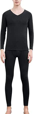 Askdeer Mens Long Johns Thermal Underwear Fleece Lined Long