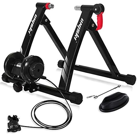 UNISKY Turbo Trainer with 6 Resistance Levels Cover