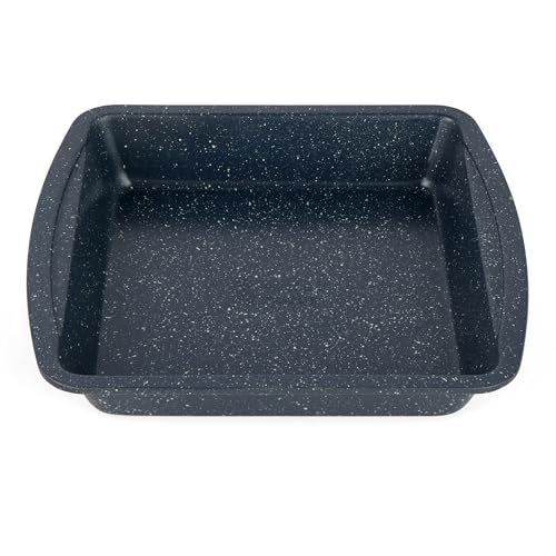 Russell Hobbs Nightfall Stone Plat à Four Carré 26cm, Surface Antiadhésive, Plat en Acier au Carbone, Sans PFOA, Passe au four jusqu'à 220°C, Pour Tout...