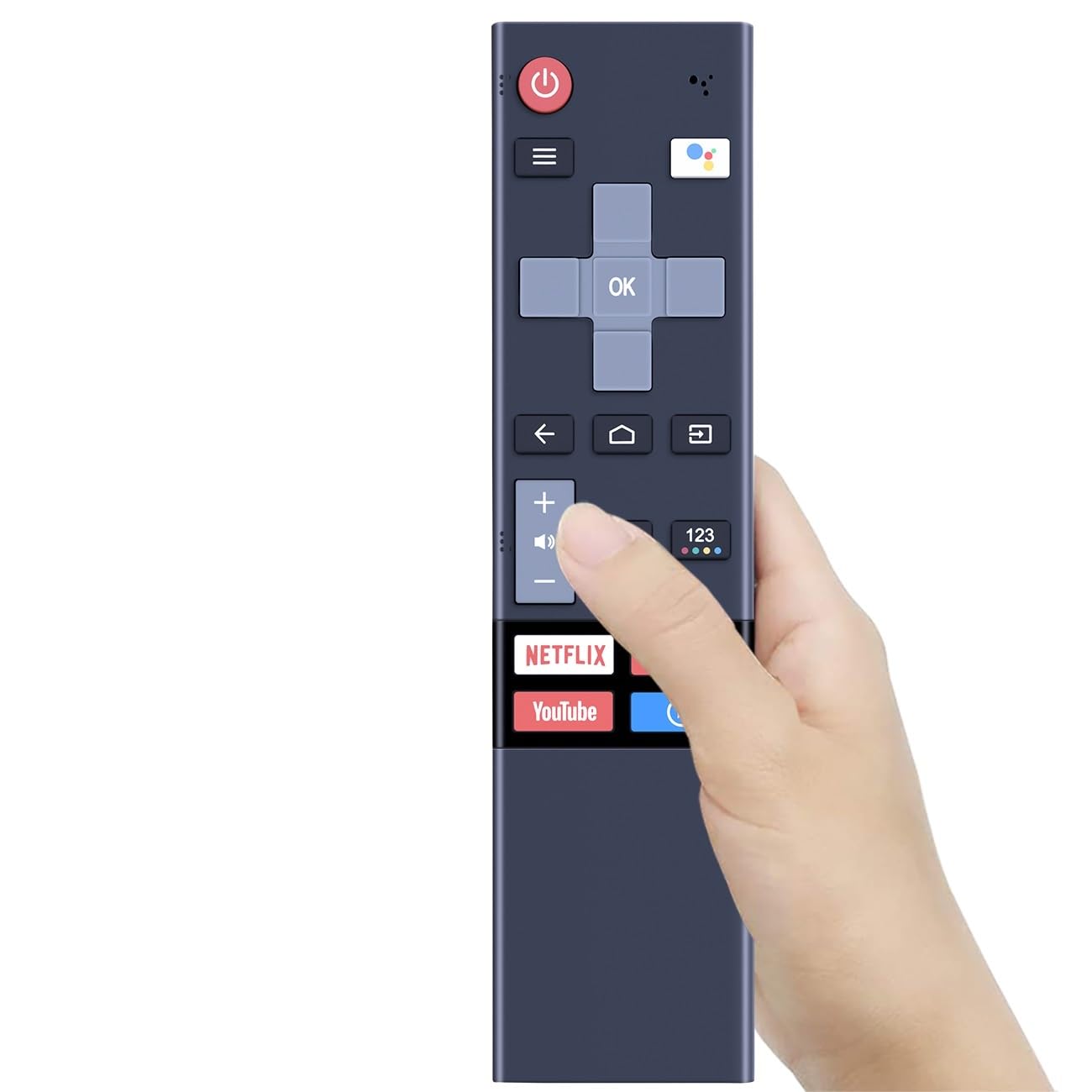 Mando a Distancia Universal por Voz for Skyworth Netflix TV Smart Android 539C-269101-W000 Serie Coocaa