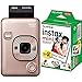 Fujifilm Instax Mini LiPlay Blush Gold & Mini Instant Film, 2X 10 Blatt (20 Blatt), Weiß
