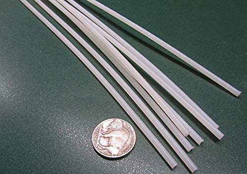Natural Nylon Extruded Round Rod .125 (1/8) x 4 Ft Length 10 pcs 40 Ft