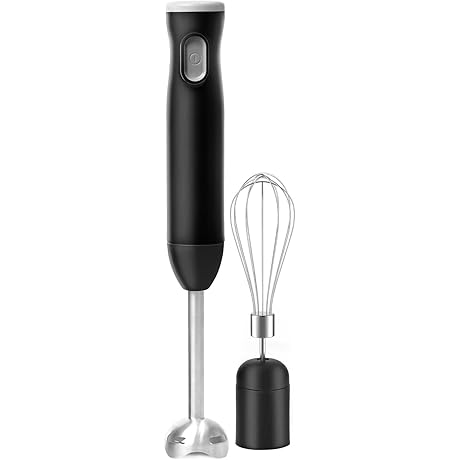 Cordless Immersion Blender 2-in-1 Handheld Blender with Egg Whisk and Chopper