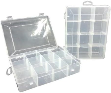 Outdoor Angler Utility Fishing Tackle Box, Small, 2-Pack 6938134921240