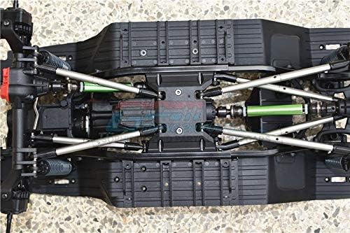 Axial SCX10 III AXI03007 Upgrade Parts Steel+Aluminum Front + Rear CVD Drive Shaft - 2Pc Set Red