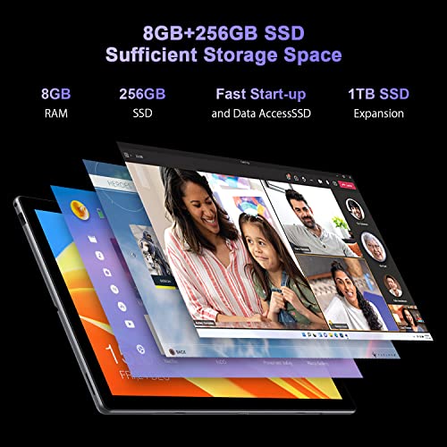 CHUWI UBook Xpro 2-in-1 Tablet 13,0 Zoll, Windows 11 Core i5 10210Y Tablet PC, 8 GB RAM +512 GB ROM, 2160 x 1440 IPS, 2,4 G / 5 G WiFi/Dual-Kamera / 5000 mAh/HDMI / USB3.0 / BT 4.2 – Bild 5