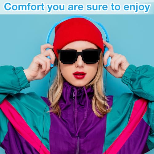 Image of Yunsailing 18 Pack Classroom Headphones Bulk, Wired Headphones,Blue | Student School Supplies, Individually Wrapped, Adjustable, over Ear Head Earbuds, for Laptop PC Computer