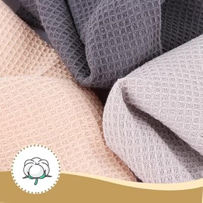 ASelected 6 Stück Geschirrtücher 35 x 35 cm Baumwolltücher Küchentücher Waffeltuch Tea Towels Spüllappen Putzlappen Trockentücher - 6 Farben – Bild 6