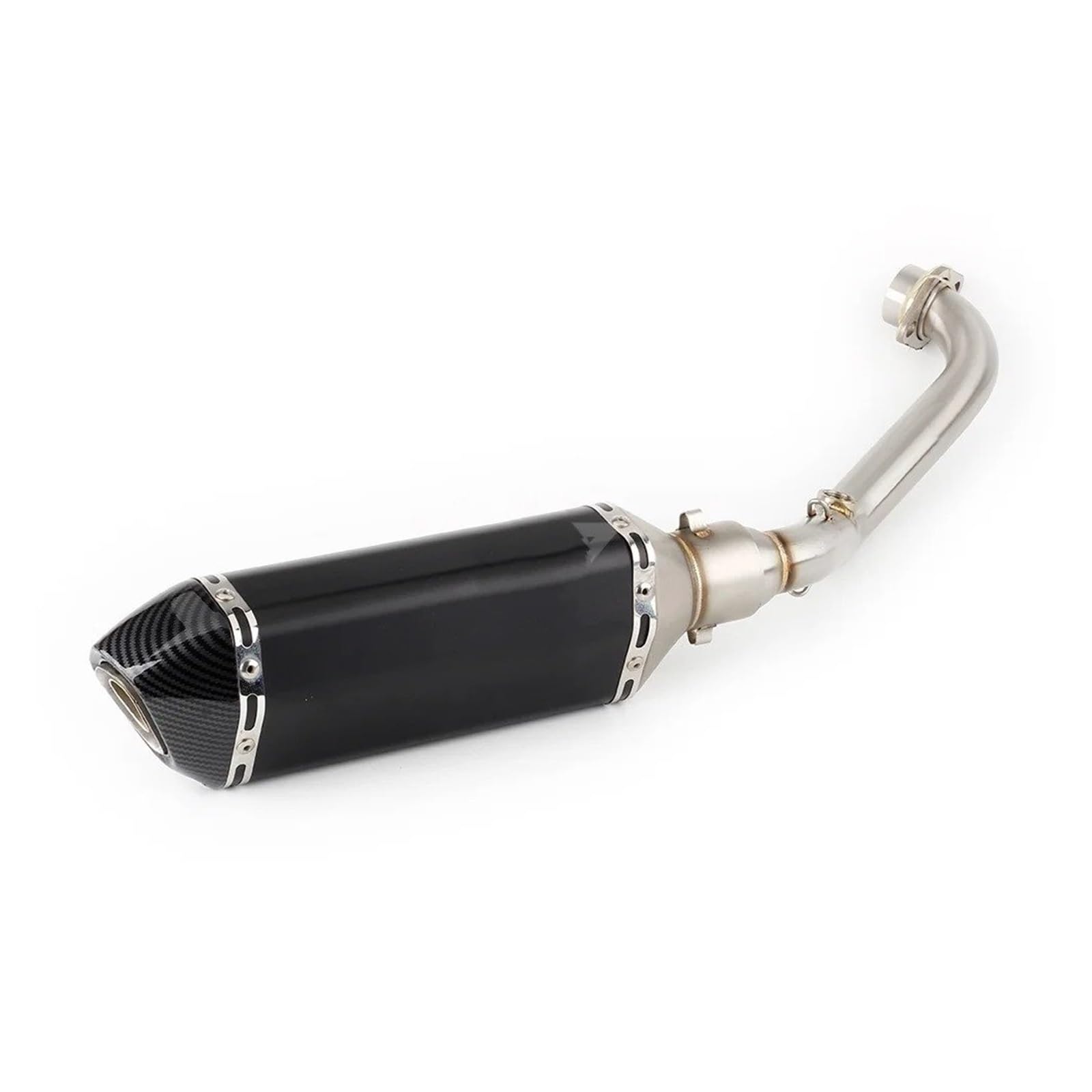Motorrad-Auspuff Für Suzuki Für Burgman 400 2006-2016 Skywave 400 AN400 Escape Slip-on Motorrad Auspuff Schalldämpfer Mit Header Link Pipe(D)