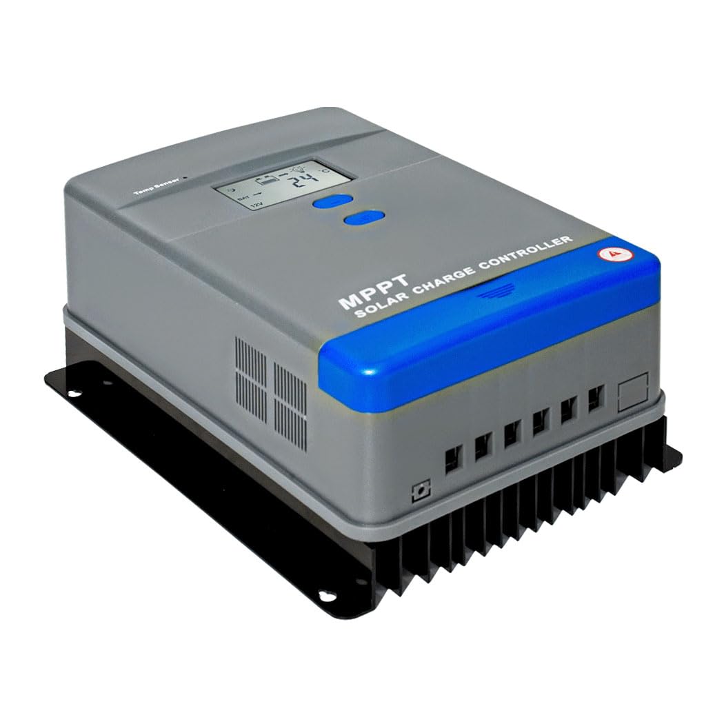 Y&H Regulator ładowania solarnego 100 A MPPT 12 V 24 V 36 V 48 V automatyczny regulator baterii, wyświetlacz LCD, MAX PV panel moc wejściowa 5200 W do ładowania akumulatorów żelowych AGM i