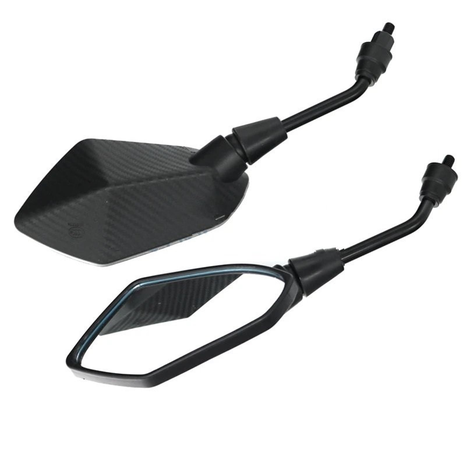 2 sztuk/para lusterko motocyklowe skuter e-bike lusterka wsteczne Electrombile tylna strona wypukła 8mm 10mm Lusterka kierownicy(8mm Screw)