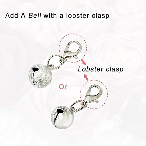 Miniatura 4 de Fupo Collares de gato morado para niñas, gatos, collar de gatito con flores de campana