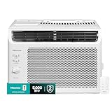 Hisense 5,000 BTU Window Air Conditioner, Easy Installation,Ultra Quiet, Easy-to-install Window Kit Included, 2 Years Warranty