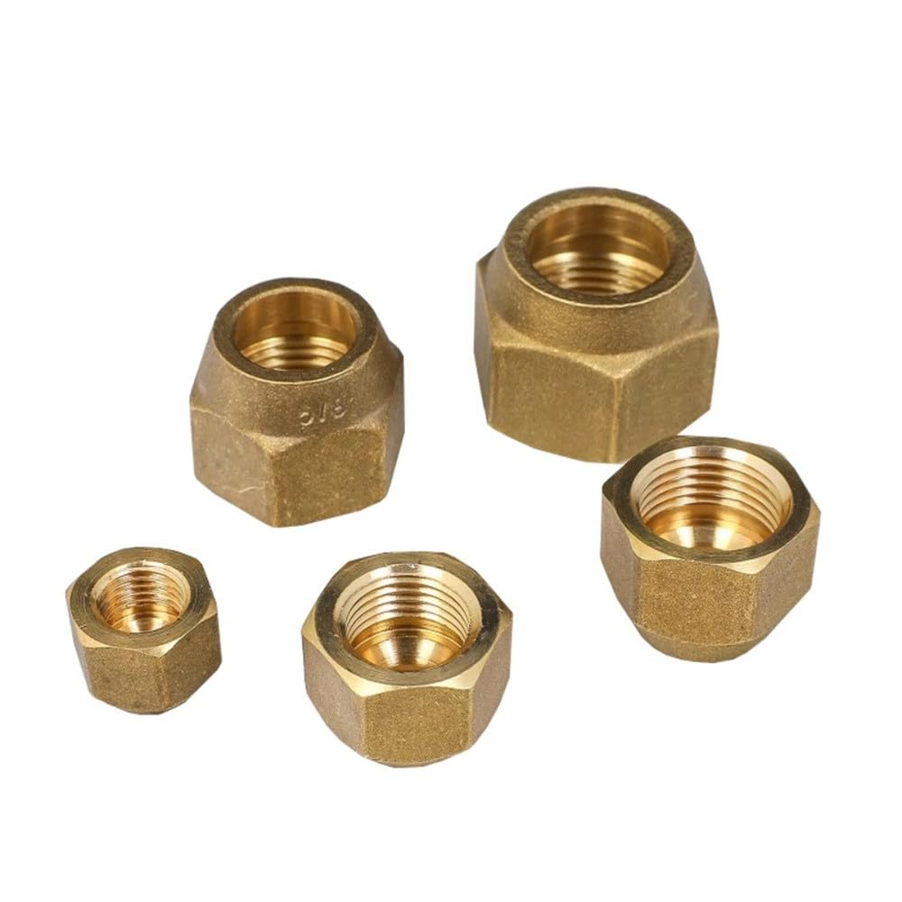 Amazon.co.jp: 6 8 10 12 16 19 mm チューブ外径フレアナット 真鍮 M12