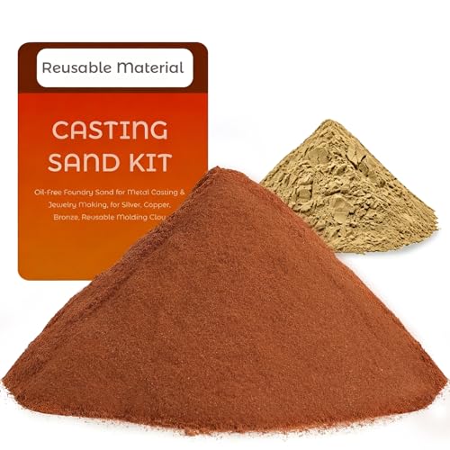 Casting Sand Kit 5.5LB Foundry Sand with 0.22LB Clay Additive(5.5 Pounds)
