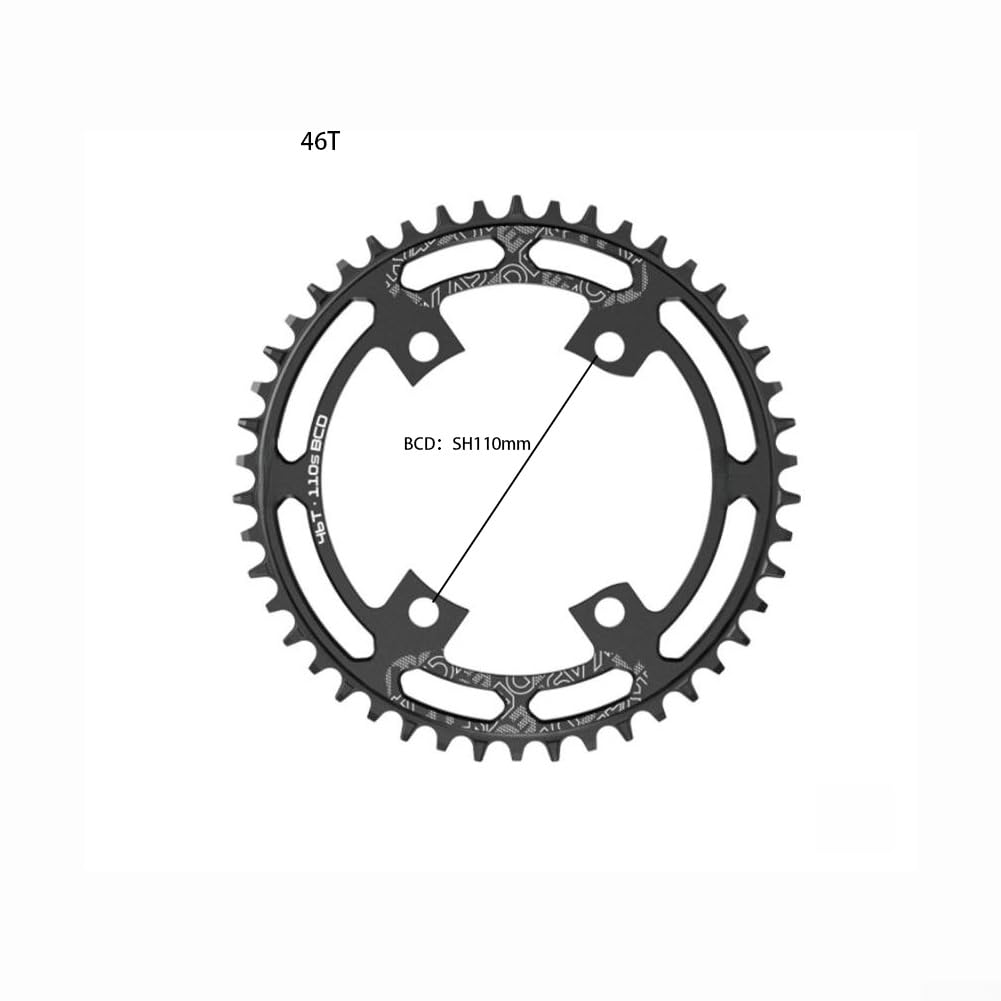 para plato CNC 46T 110BCD Ligero para Bicicleta para plato