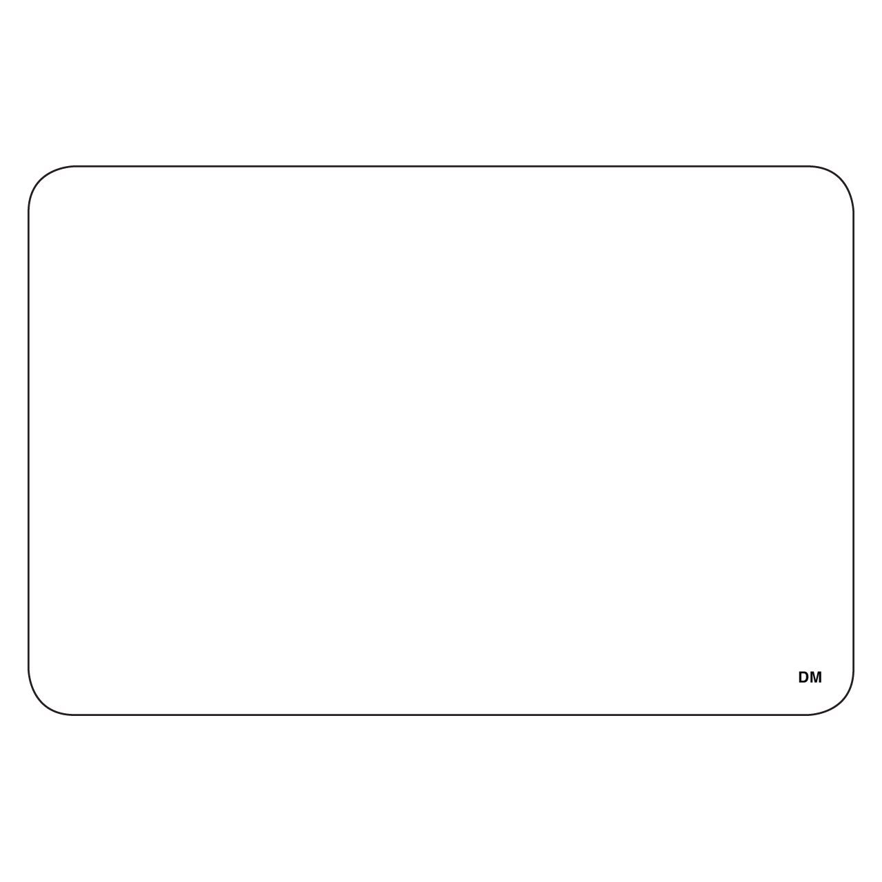 DayMark Safety Systems2" x 3" Blank Dissolvable Label (Roll of 250)