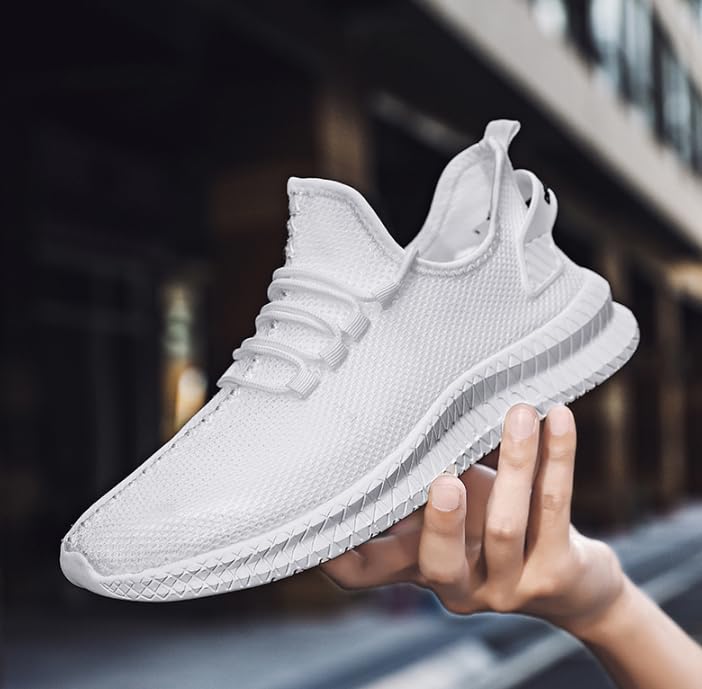 Running Shoes - Running Shoes for Men, Breathable & Non Slip Men's Sneakers, Knit Mesh Design Walking Shoes for Men, Lightweight Men's Trail Running Shoes & Workout Shoes4