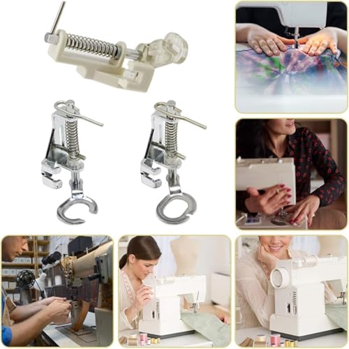Prensatelas para máquina de coser de metal grande miniatura 4