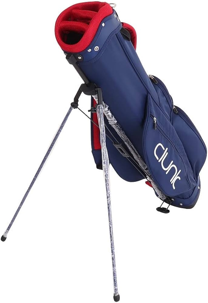 クランク(CLUNK) キャディバッグ スタンド式 7型 3分割 撥水 軽量 モダンロイヤルSCB7.0ガタ