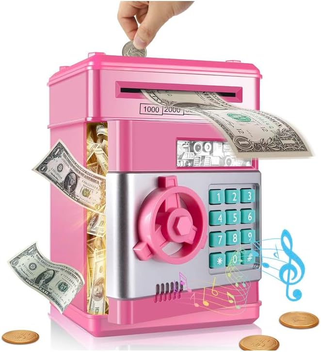 Gadgets Originales Caja Fuerte Mini Alcancía Con Combinación