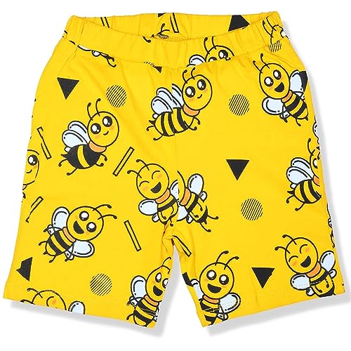 Image of Be Awara Kids Printed Half Sleeves T-shirt & Shorts Clothing Sets, 100% Cotton Soft Unisex Cord Set, Comfortable Wear for Kids With Cool Prints, Everyday Casual Wear for Boys & Girls