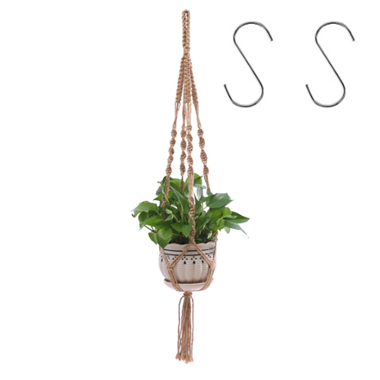 suspension macramé pour plante