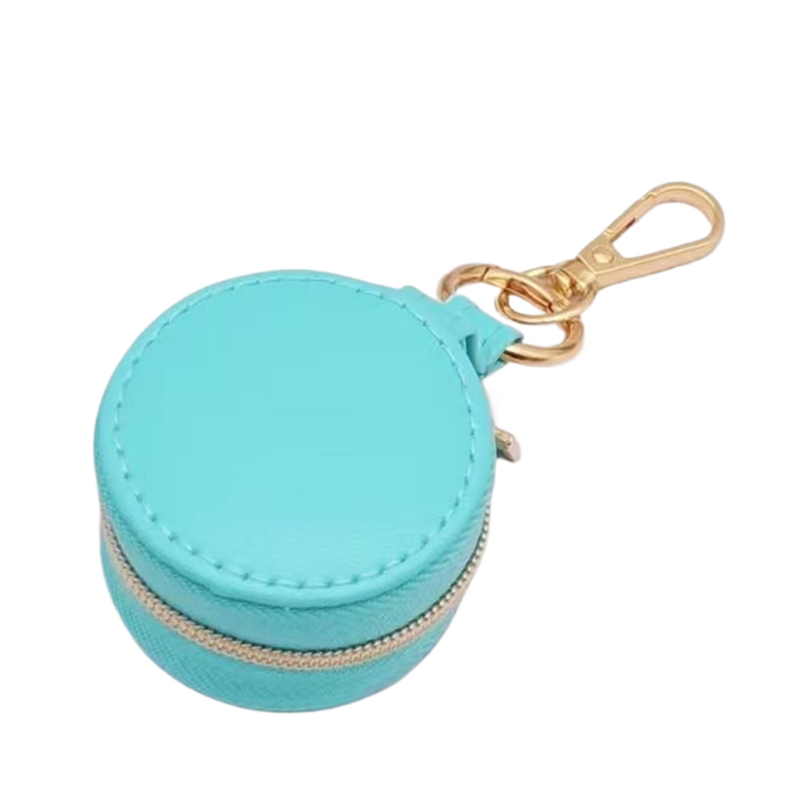 Portable Jewelry Organizer Key Holder for Rings Earrings Durable PU Leather Construction Jewelry Display Box Miniature Key Holder Case