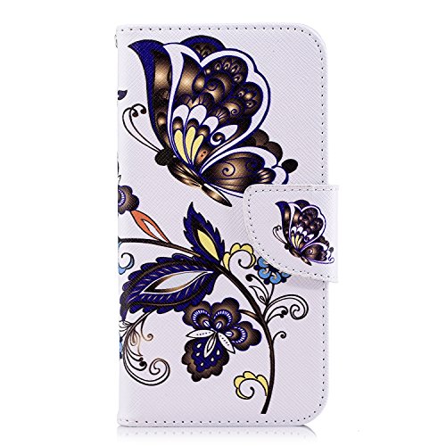 Unisnug Etuis Samsung Galaxy J5 2017 Cuir,Coque Portable Galaxy J5 2017 Samsung Housse Rabat Etui Clapte Samsung J5 7 Coque Rabat-#1Papillon