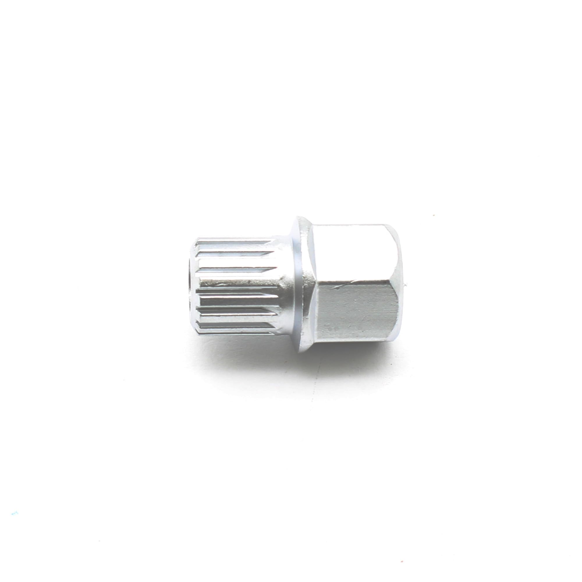 TEMO 61/16Pt Anti-Theft Wheel Lock Lug Nut Removal Socket Key for Vw Audi