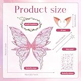 Zoom IMG-1 ali fata bambina donna per Zoom IMG-1 ali fata bambina donna per