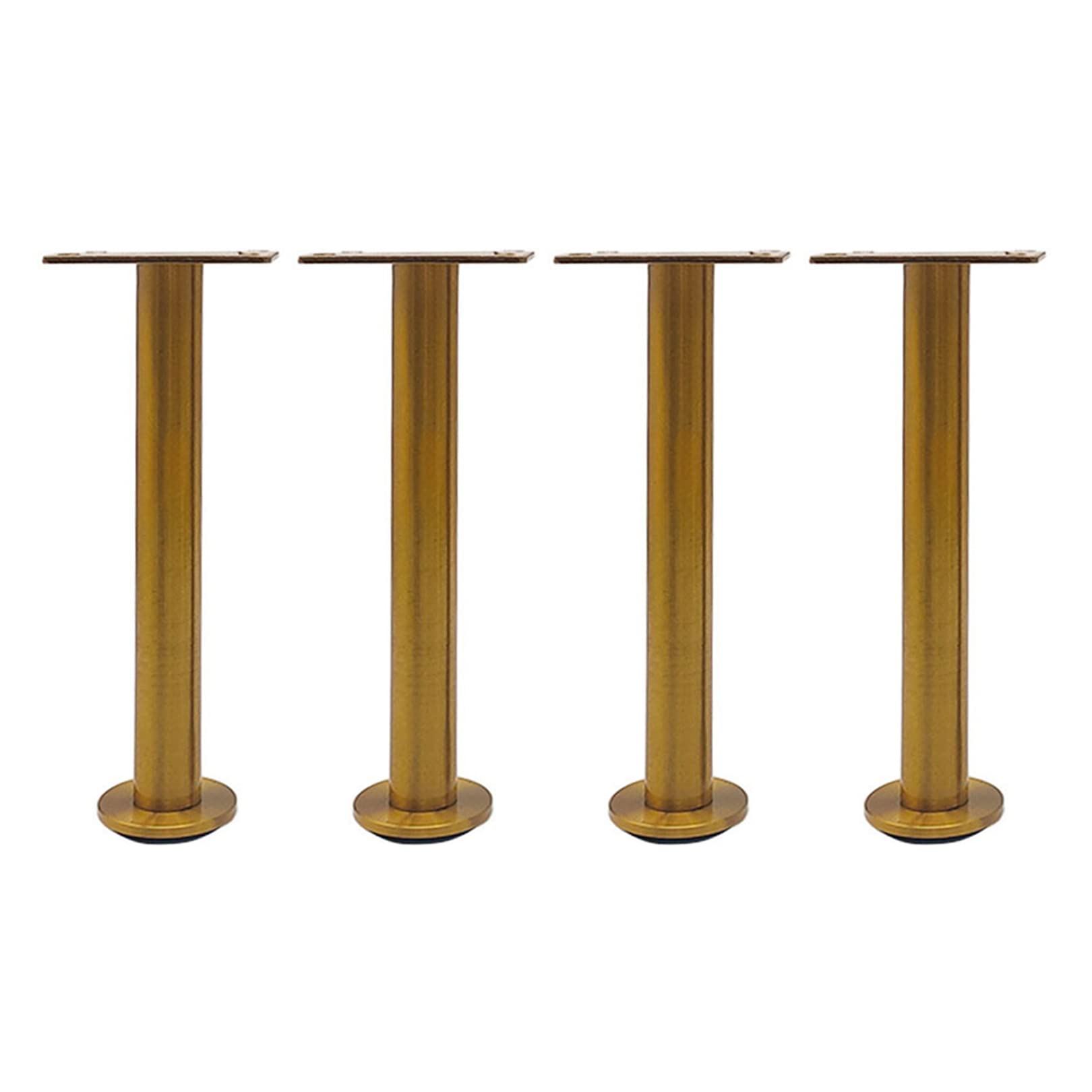 Regulowane nogi meblowe ze stali nierdzewnej, nóżki do sofy, szafki, stolika, metalowej kanapy, biurka, 4 sztuki (16 cm)