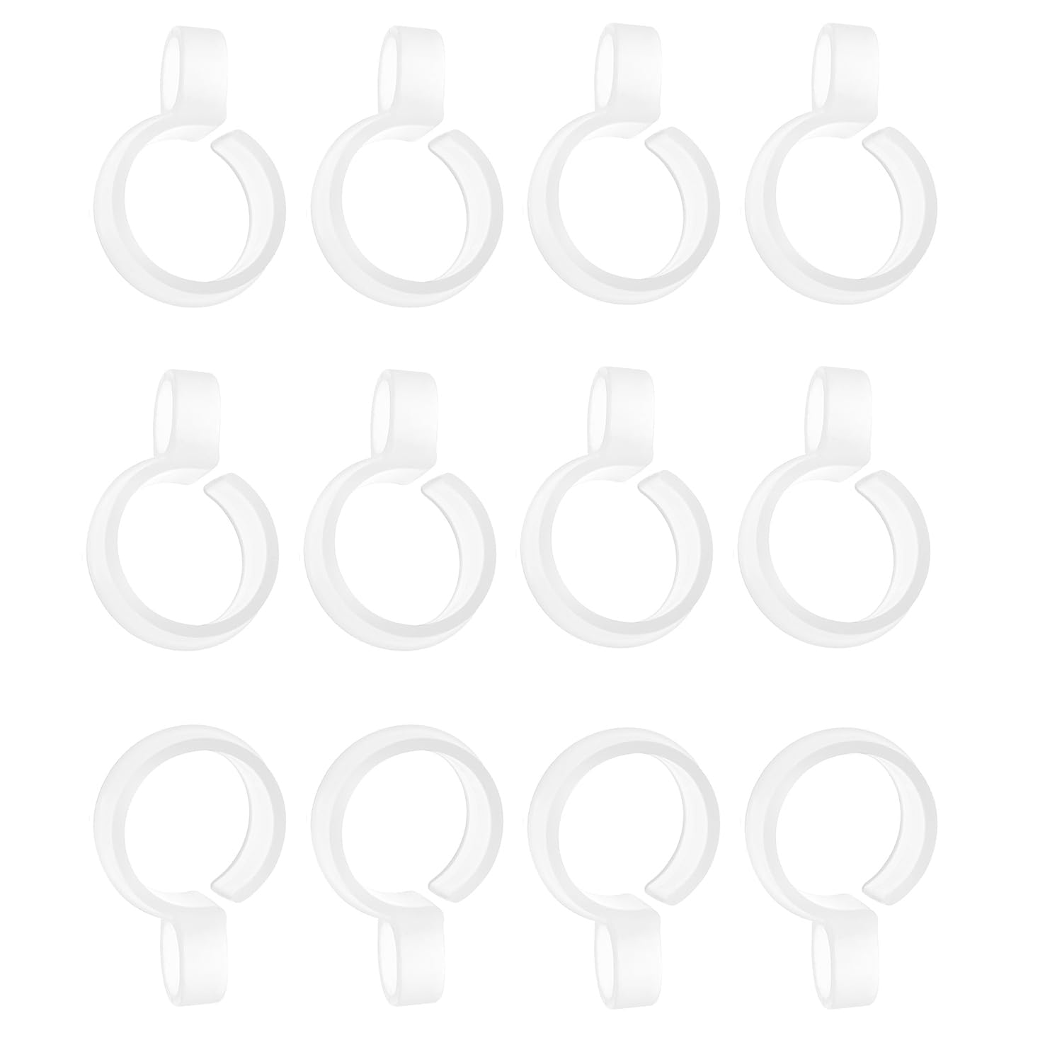 ハンガーストッパー 防風 ハンガーキャッチ 32mm-38mm(12個入り)物干し竿 固定 物干し ハンガーホルダー 強風対策 フック 洗濯バサミ 洗濯用品 ハンガーフック 洗濯物ハンガー 洗濯物防風フック