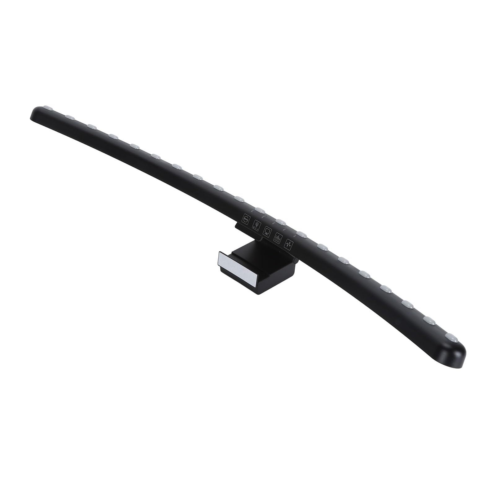 Barre Lumineuse de Moniteur Incurvée avec Rétroéclairage RVB, Barre Lumineuse LED pour la Lecture, Barre Lumineuse de Moniteur RVB 2 en 1, Double Source de Lumière, Rythme