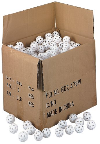 Markwort Training Pliable Plastic Golf Balls, White, Box of 200