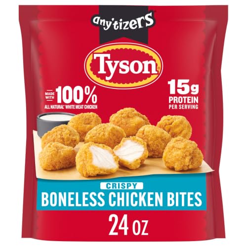 Tyson Any'tizers Popcorn Chicken, Frozen Appetizers, 24 oz