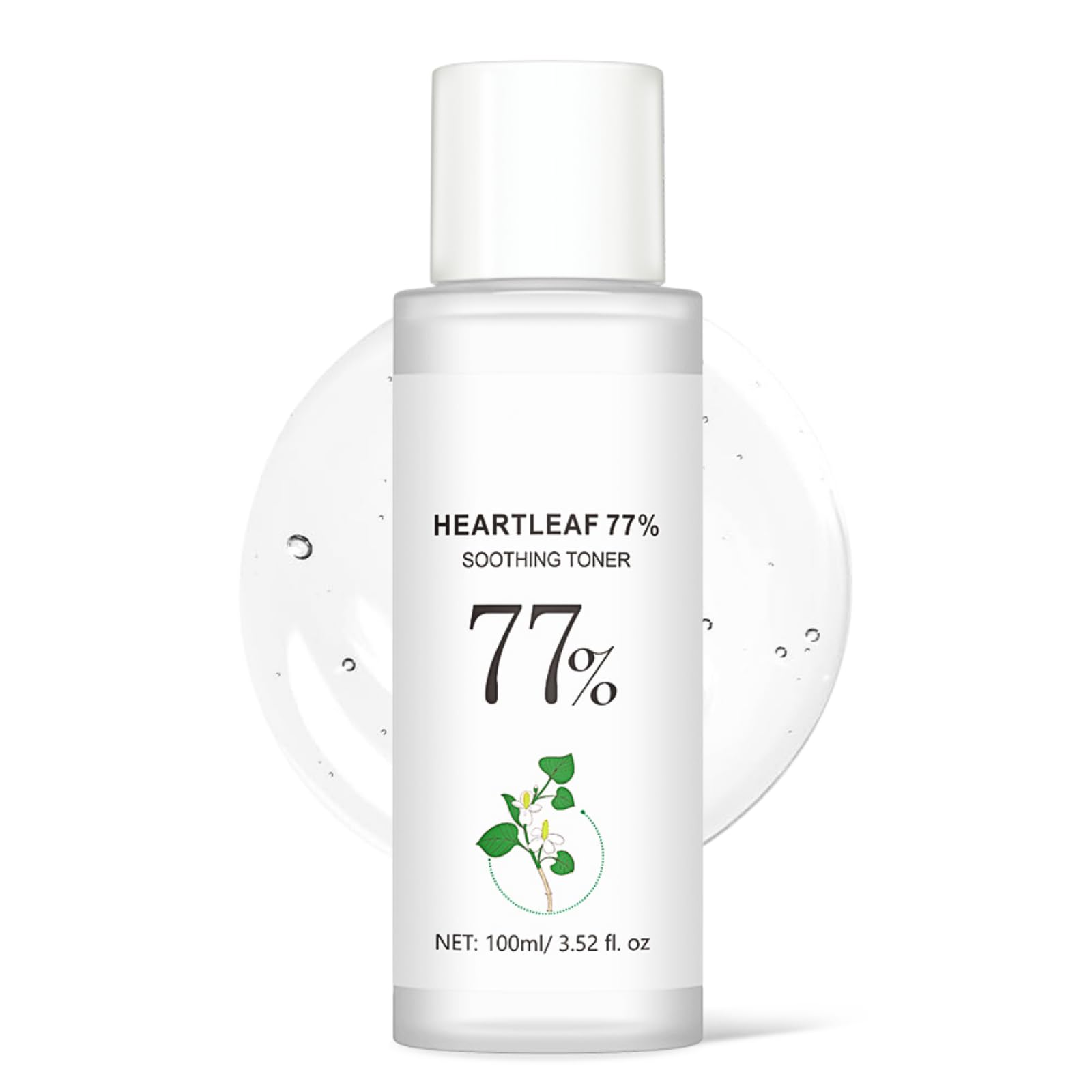 Heartleaf 77% Soothing Face Toner, Hydrating & Calming for Acne Prone Skin, Refreshing & Purifying, Enlarged Pores, 100ml
